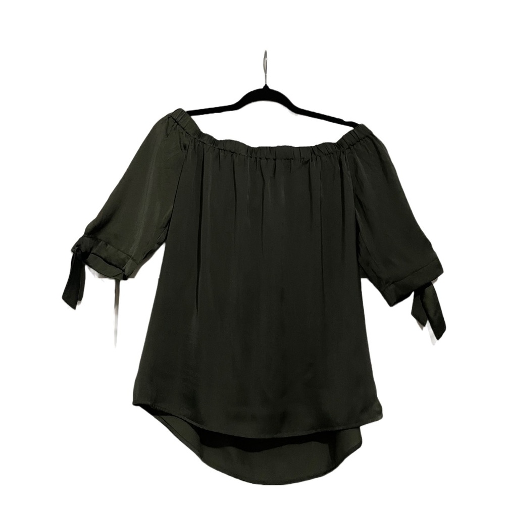 H&M Women’s Off Shoulder Top Size:12 Green